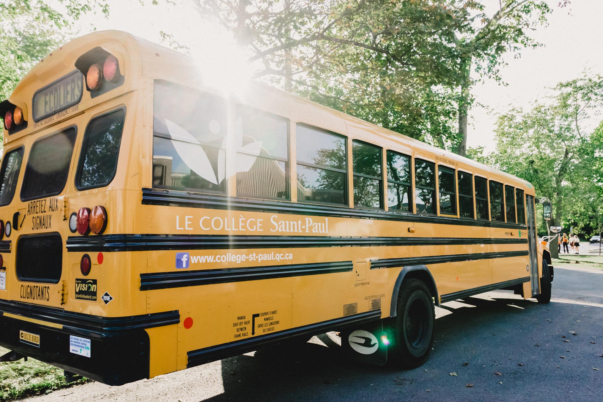 Autobus transport scolaire Collège Saint-Paul, varennes, boucherville, longueuil